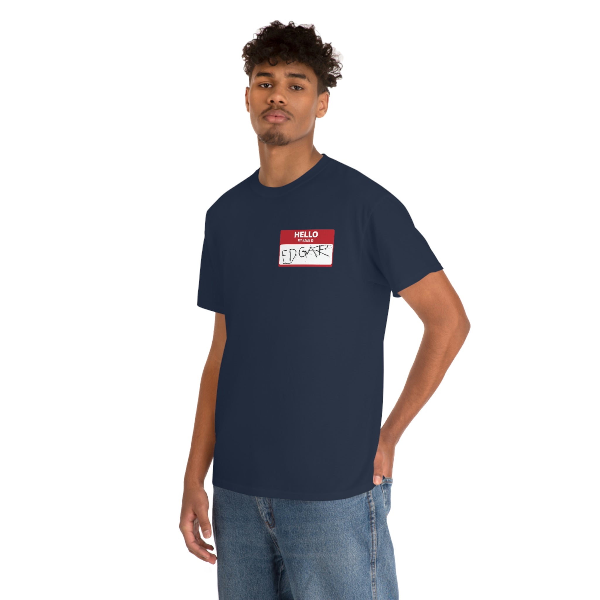 Edgar Name Tag Cotton Standard Fit Shirt