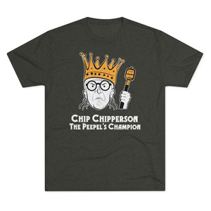 Chip Chipperson The Peepel's Champion Triblend Athletic Fit Shirt