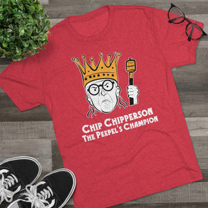 Chip Chipperson The Peepel's Champion Triblend Athletic Fit Shirt