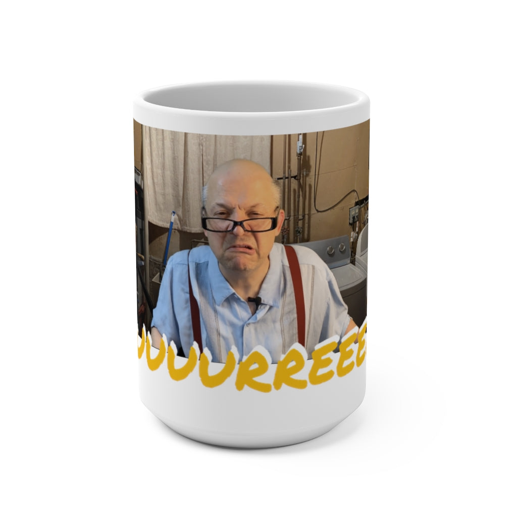 Uncle Paul suuurreeee White 15oz Mug for Patreon