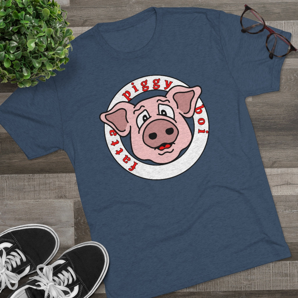 Fatta Piggy Boi Triblend Athletic Fit Shirt