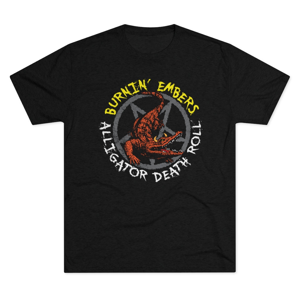 Burnin Embers Alligator Death Roll - Triblend Athletic Fit Shirt