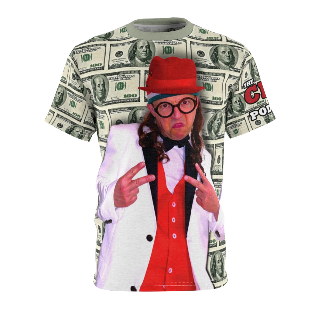 The Chip Chipperson Podacast Money All over Print Shirt